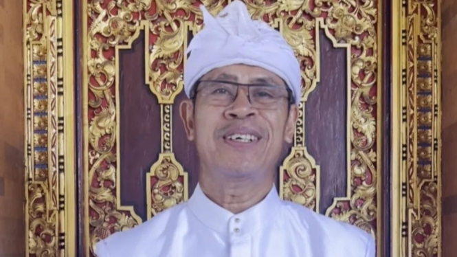 Ketua Parisada Hindu Dharma Indonesia (PHDI) Bali I Nyoman Kenak