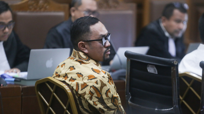 Ahmad Sahroni menjadi saksi di sidang Syahrul Yasin Limpo (SYL) .