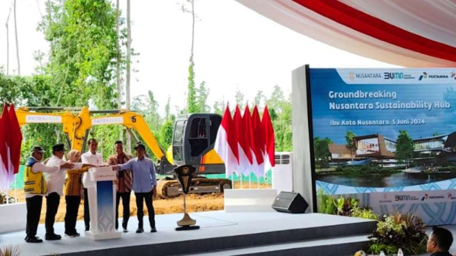 Groundbreaking Nusantara Sustainability Hub.