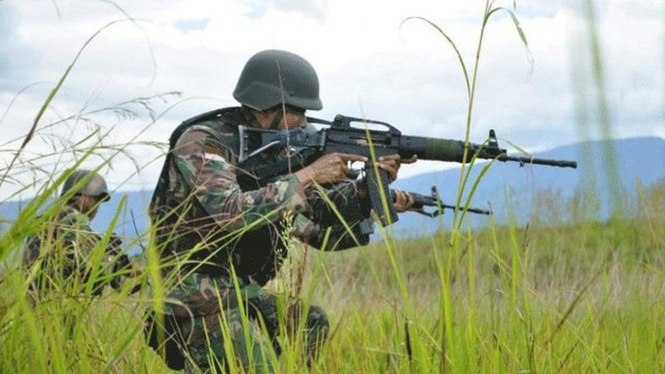 VIVA Militer: Pasukan Koops Habema TNI pukul mundur OPM ke hutan