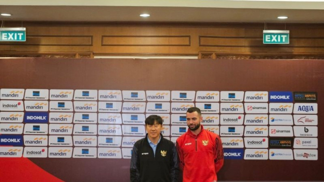 Pelatih Timnas Indonesia, Shin Tae-yong dan Jordi Amat