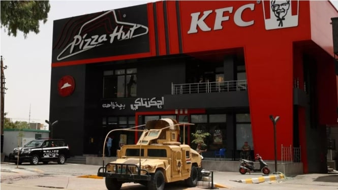 Gerai KFC di Ibu Kota Irak, Baghdad (Doc: Middle East Eye)