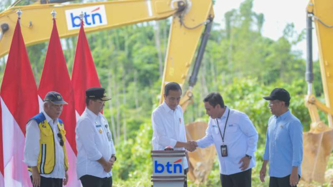 Groundbreaking Kantor BTN di IKN.