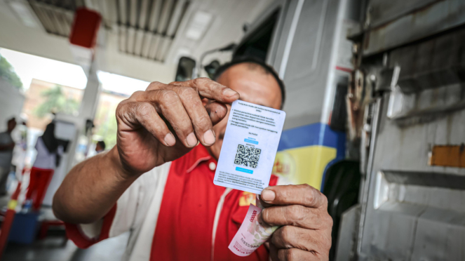 QR Code kendaraan pengguna BBM jenis pertalite