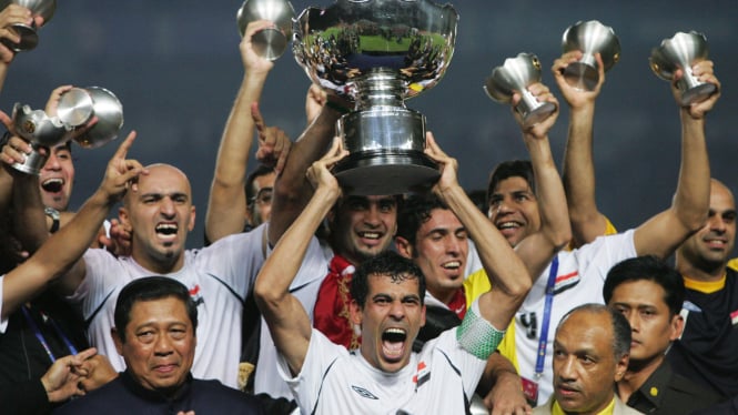 Timnas Irak saat juara Piala Asia 2007