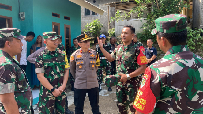 VIVA Militer: Brijen TNI Iwan bersama Danrem, Dandim di TMMD Purwakarta 