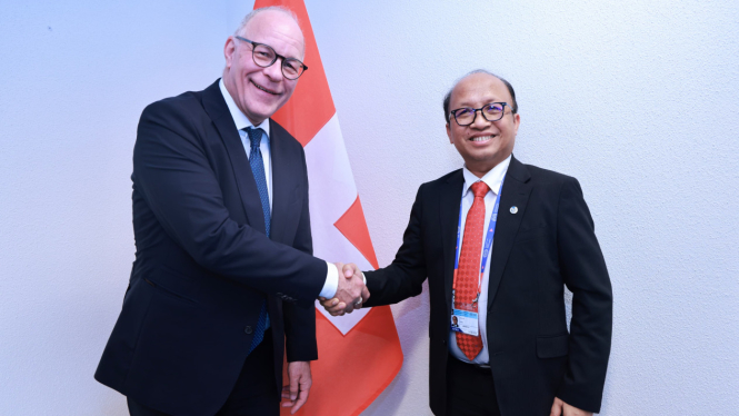 Pertemuan bilateral Indonesia-Swiss