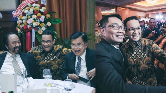 Surya Paloh, Anies Baswedan, Jusuf Kalla, dan Ridwan Kamil