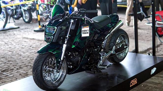 Pameran motor custom di Bandung
