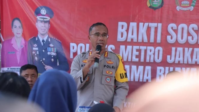 Kapolres Metro Jakarta Timur Kombes Pol Nicolas Ary Lilipaly