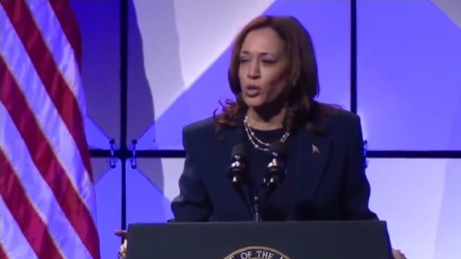 Wapres AS Kamala Harris Diinterupsi Saat Pidato Soal Gaza (Doc: X)