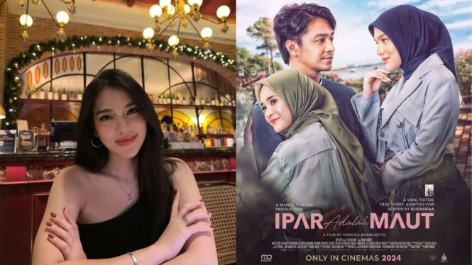 Davina Karamoy berperan sebagai Pelakor di film Ipar adalah Maut