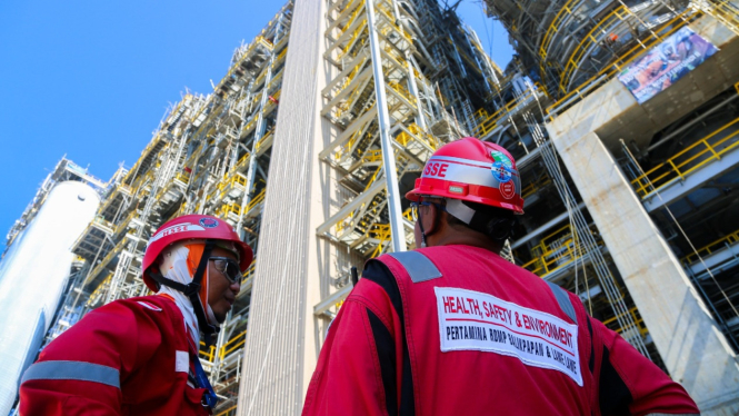 Pekerja HSSE Pertamina