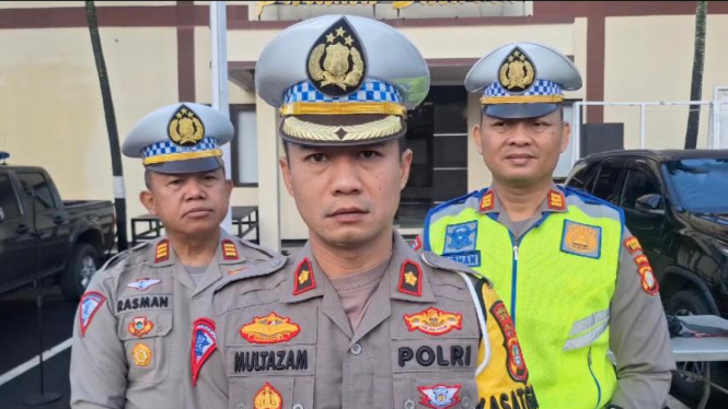 Kasat Lantas Polres Metro Depok Kompol Multazam Lisendra.