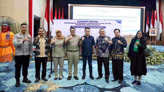 Acara Penandatanganan Komitmen Dukungan Pelaksanaan PPDB 2024/2025