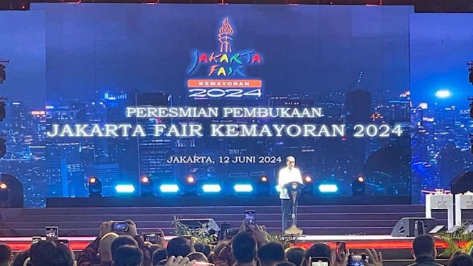 Presiden Joko Widodo (Jokowi) di PRJ Kemayoran