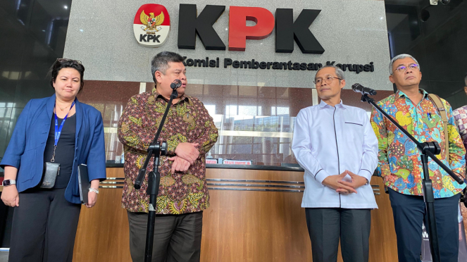 Pansel Capim KPK sambangi gedung merah putih guna minta wejangan sosok pimpinan nantinya