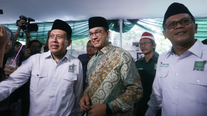 Anies Baswedan Sambangi Markas DPW PKB DKI Jakarta