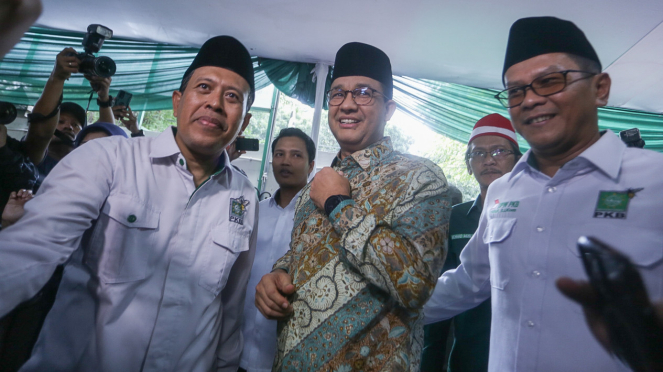 Anies Baswedan Sambangi Markas DPW PKB DKI Jakarta