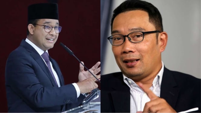 Perbandingan Elektabilitas Anies vs Ridwan Kamil di Pilkada Jakarta 2024