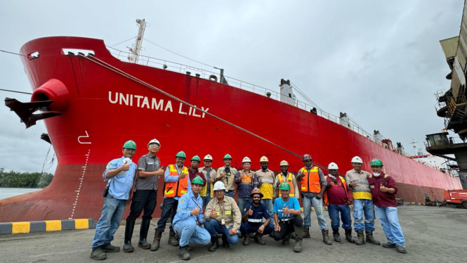 PT Freeport Indonesia kirim konsentrat tembaga perdana untuk diolah di Smelter Gresik [dok. Humas PT Freeport Indonesia]