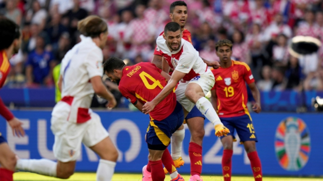 Spanyol vs Kroasia di EURO 2024