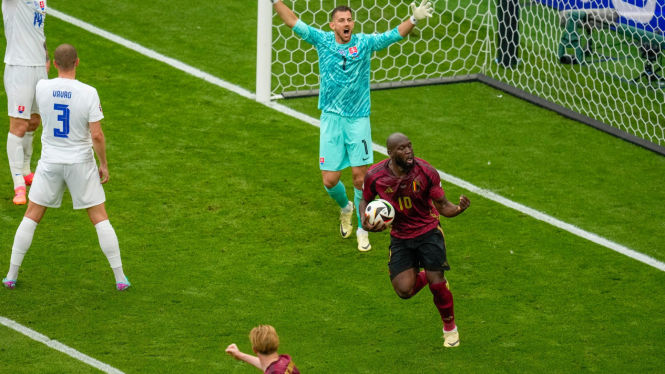 Penyerang Timnas Belgia, Romelu Lukaku