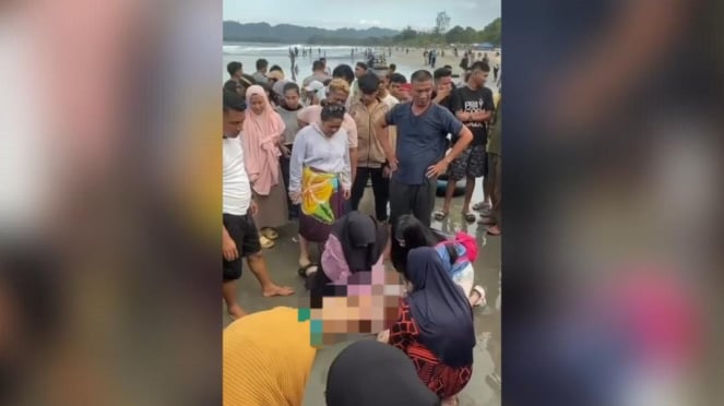 Korban tenggelam di perairan Pantai Taipa