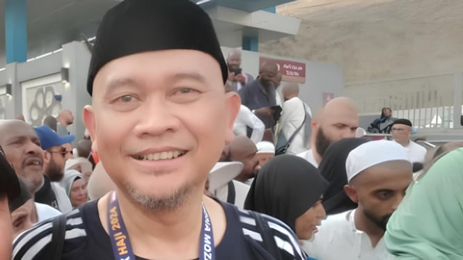 Cak Lontong jalani ibadah haji di Tanah Suci 