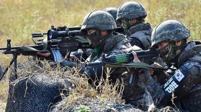 VIVA Military: Tentara Korea Selatan di Zona Demiliterisasi Korea (DMZ)