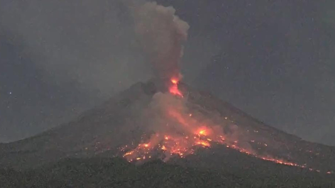 Gunung Merapi Keluarkan Awan Panas Guguran pada 18 Juni 2024 (dok BPPTKG Yogyakarta)