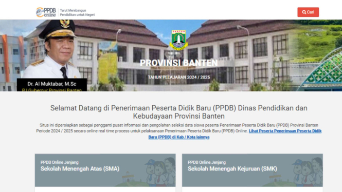 PPDB Banten 2024 Resmi Dibuka Hari Ini 19 Juni 2024