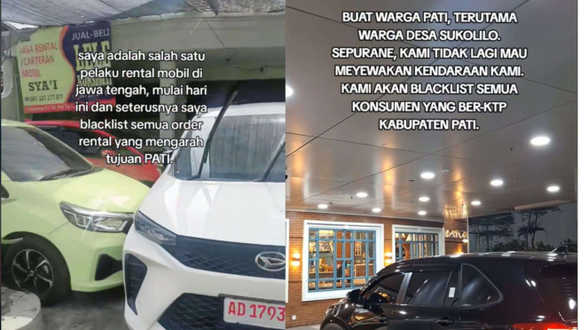 Pengusaha Rental Mobil Ramai-ramai Blacklist Penyewa dari Warga Pati