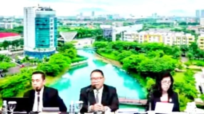 Jajaran Direksi PT Summarecon Agung Tbk, dalam konferensi pers Public Expose RUPST 2023, Kamis, 20 Juni 2024