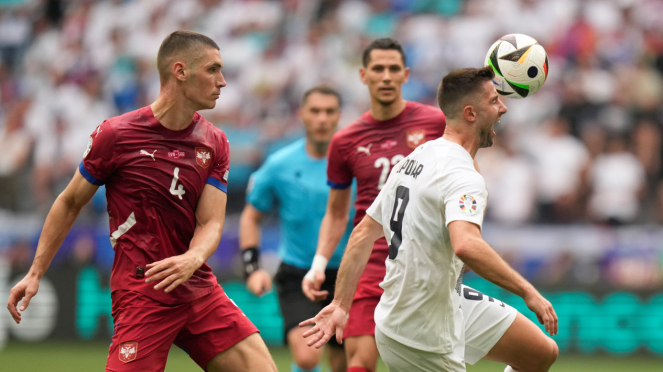 Duel Timnas Slovenia vs Timnas Serbia di EURO 2024