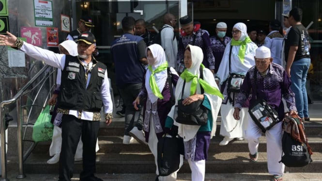 Kepulangan Jemaah Haji Indonesia 