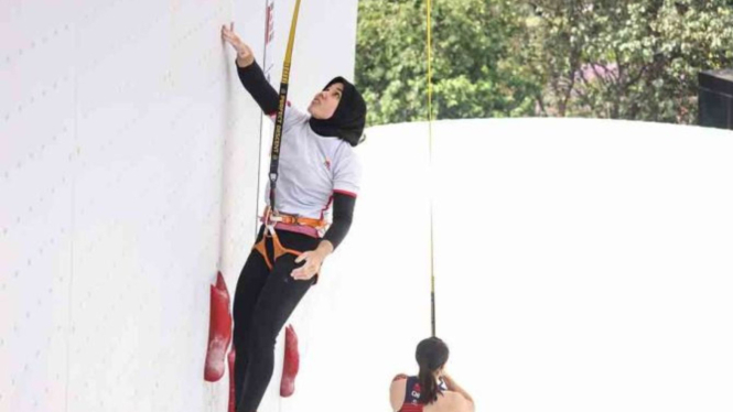 Atlet panjat tebing (climber) Indonesia, Rajiah Sallsabilla