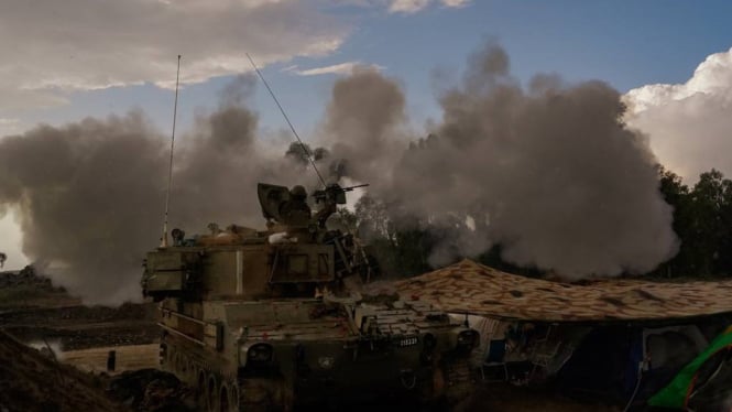 VIVA Militer: Serangan artileri militer Israel ke wilayah Lebanon selatan