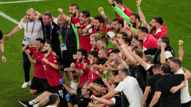 La selección de Georgia hizo historia al clasificarse para la ronda final de la Eurocopa 2024