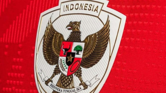Logo Timnas Sepak Bola Indonesia di Jersey baru Timnas Indonesia