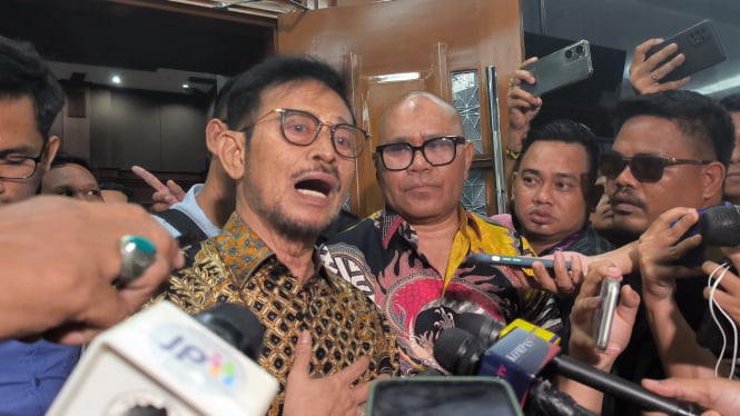 Eks Menteri Pertanian Syahrul Yasin Limpo atau SYL di Pengadilan Tipikor, Jakarta Pusat, Jumat, 28 Juni 2024