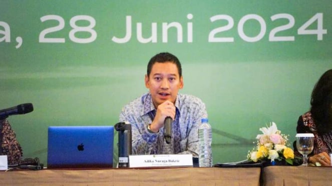 Presiden Direktur Bumi Resources Adika Nuraga Bakrie.
