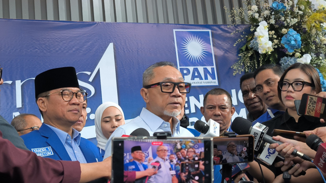 Ketua Umum PAN, Zulkifli Hasan alias Zulhas di Kantor DPP PAN, Jakarta Selatan, Sabtu, 29 Juni 2024
