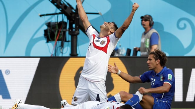 La selección de Costa Rica venció a Italia en el Mundial 2014