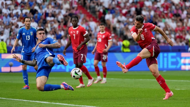 El jugador de la selección suiza Remo Freuler marcó contra Italia