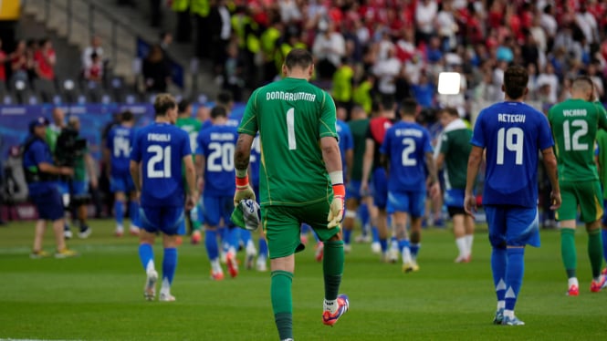 Timnas Italia dikalahkan Swiss di 16 besar EURO 2024