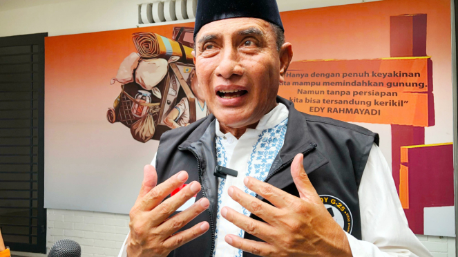 Bacalon Gubernur Sumut, Edy Rahmayadi. (B.S.Putra/VIVA)