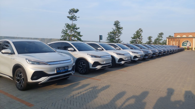 Handover Ceremony 1.000 Unit Mobil Listrik BYD