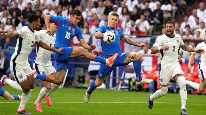 El partido de las selecciones de Eslovaquia e Inglaterra en la Eurocopa 2024