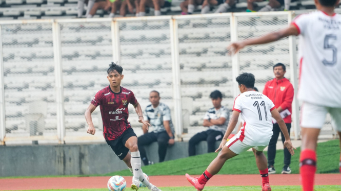 Duel Timnas Indonesia U-19 vs PON Sumut